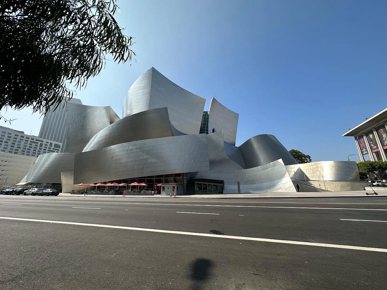 The Broad museum from the outside